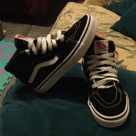 Vans Other - Vans black and white Suede high top in great shape